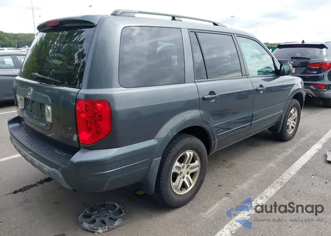 2004 Honda Pilot Ex from USA, damaged, VIN 2HKYF18454H570616